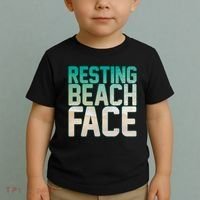 Resting Beach Face Toddler T-Shirt thumb 2