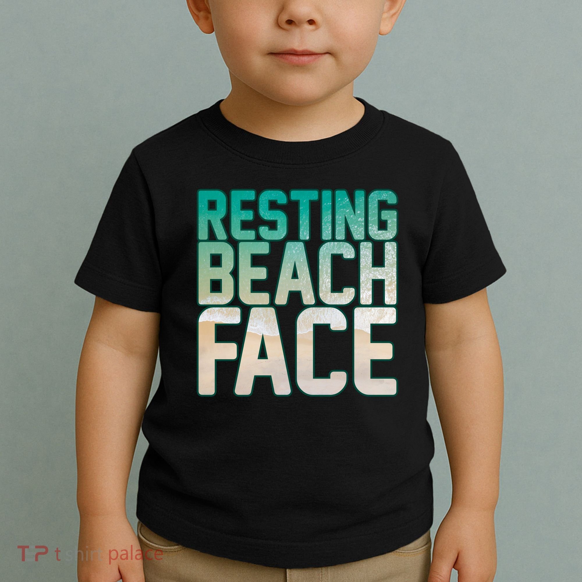 Resting Beach Face Toddler T-Shirt