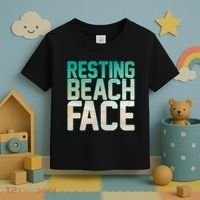 Resting Beach Face Toddler T-Shirt thumb 3