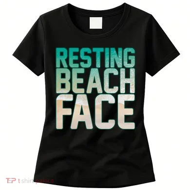 Resting Beach Face Women's T-Shirt