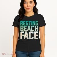 Resting Beach Face Women's T-Shirt thumb 4