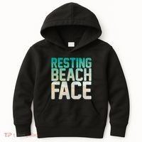 Resting Beach Face Kids Hoodie thumb 0