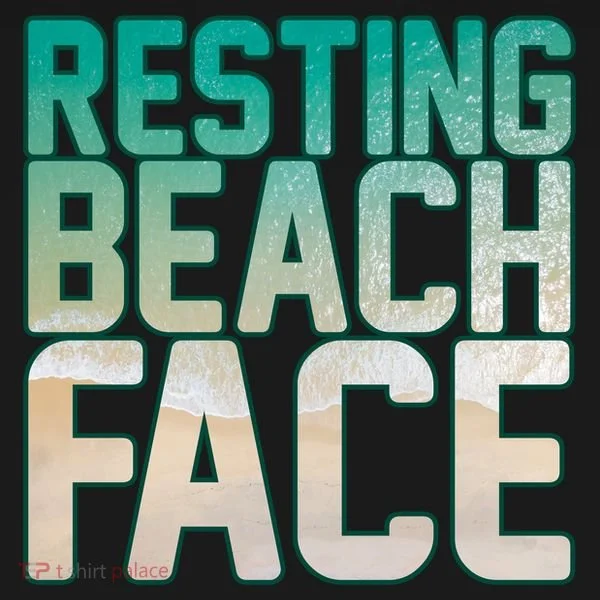 Resting Beach Face Kids Long Sleeve Shirt