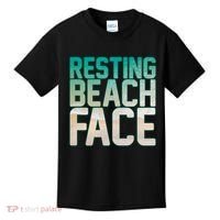 Resting Beach Face Kids T-Shirt thumb 0