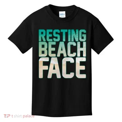 Resting Beach Face Kids T-Shirt