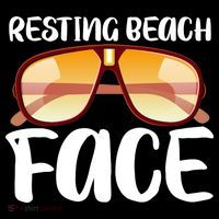 Resting Beach Face Summer Shades Pajama Set thumb 2