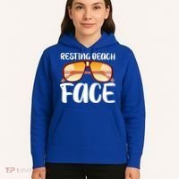 Resting Beach Face Summer Shades Hoodie thumb 5