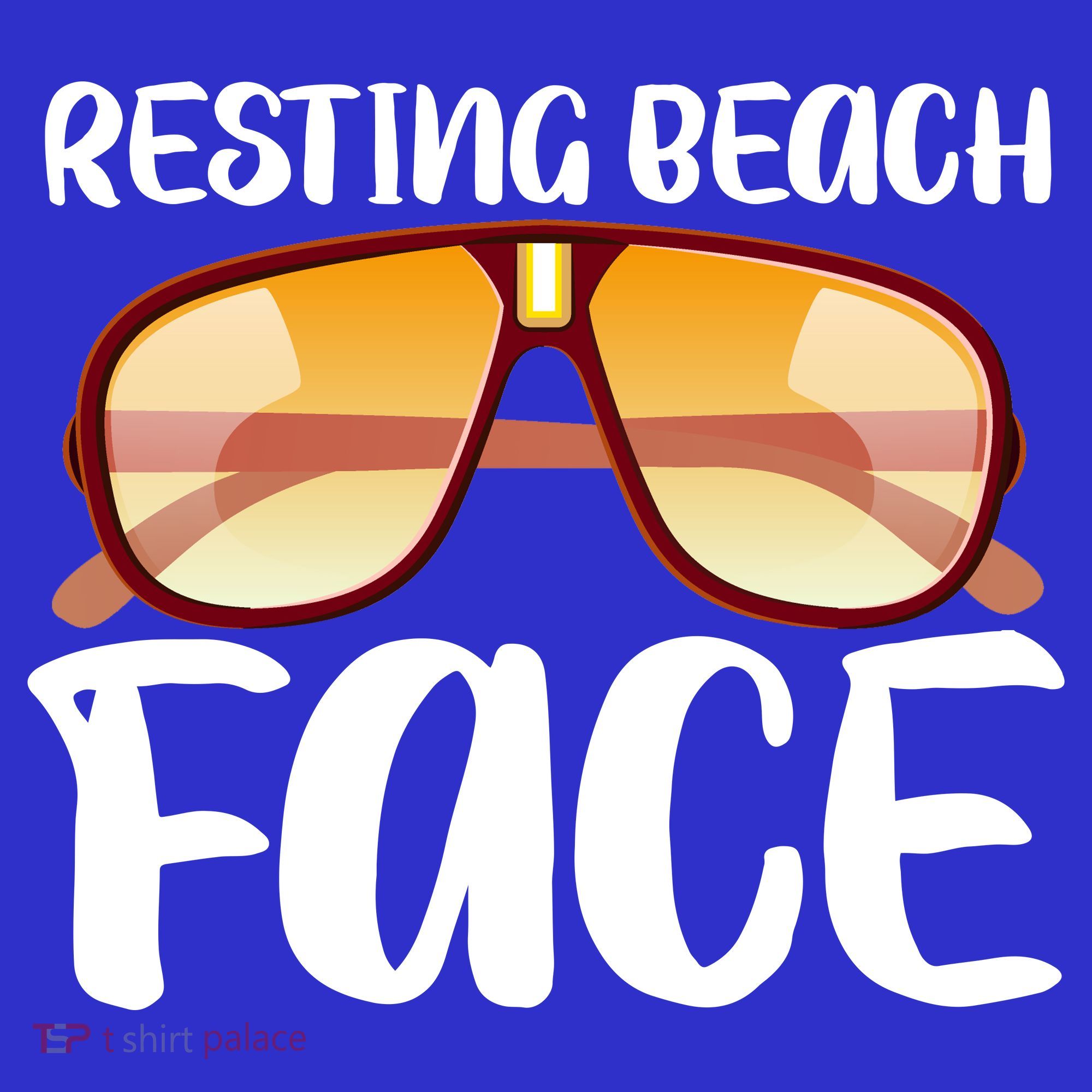Resting Beach Face Summer Shades Apron