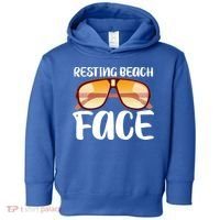 Resting Beach Face Summer Shades Toddler Hoodie thumb 0