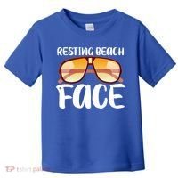 Resting Beach Face Summer Shades Toddler T-Shirt thumb 0