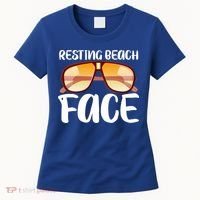 Resting Beach Face Summer Shades Women's T-Shirt thumb 0