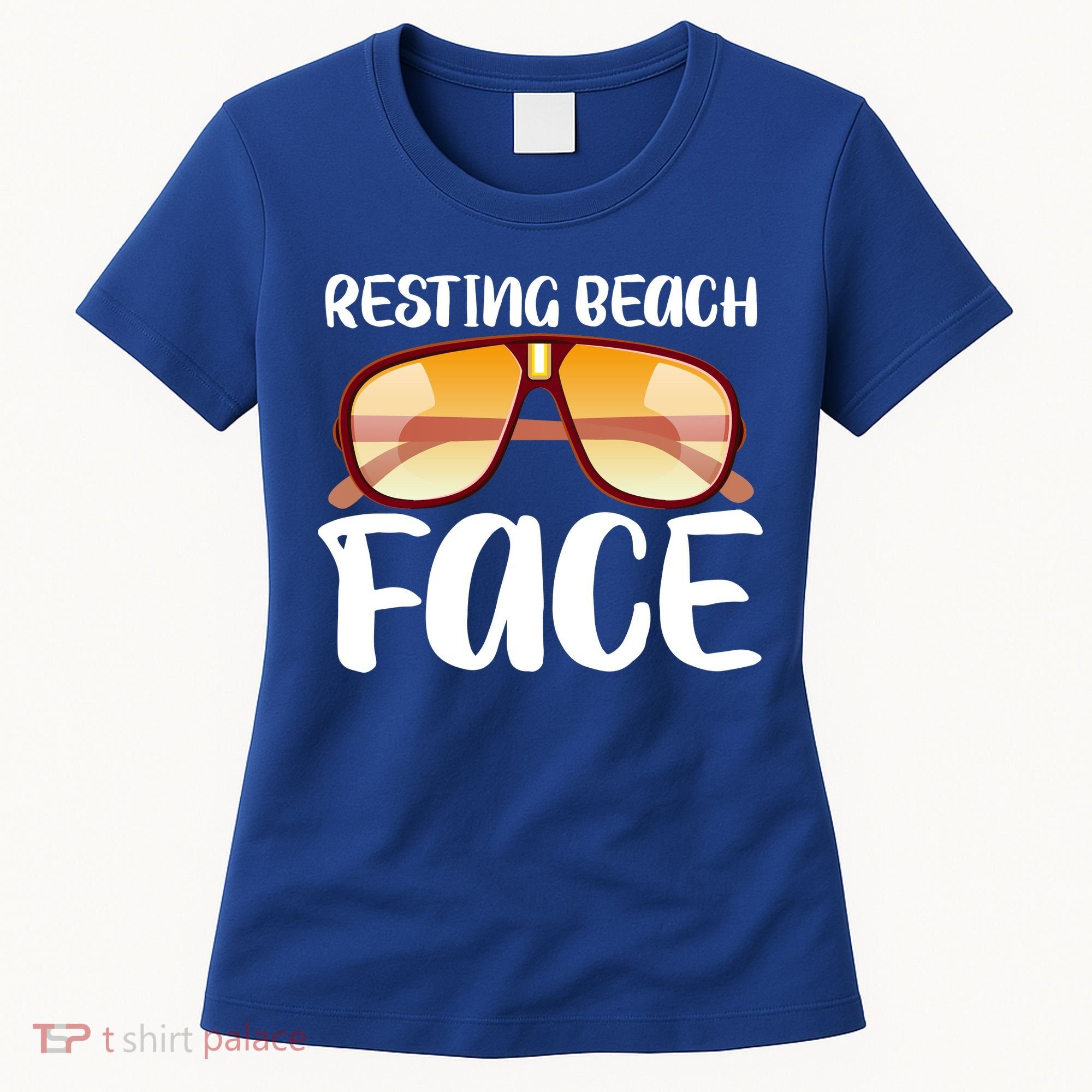 Resting Beach Face Summer Shades Women's T-Shirt
