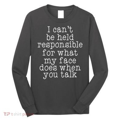 Resting B*tch Face Long Sleeve Shirt
