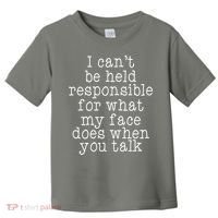 Resting B*tch Face Toddler T-Shirt thumb 0