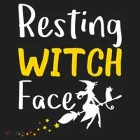 Resting Witch Face Women's Sweatshirt thumb 2
