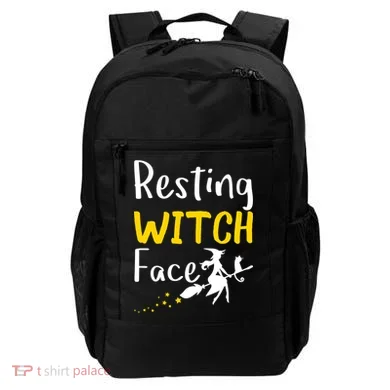 Resting Witch Face Backpack
