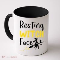 Resting Witch Face Coffee Mug thumb 0