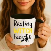 Resting Witch Face Coffee Mug thumb 3