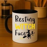 Resting Witch Face Coffee Mug thumb 4