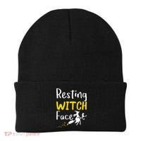Resting Witch Face Beanie thumb 0