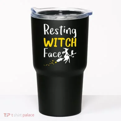 Resting Witch Face Tumbler