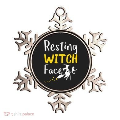 Resting Witch Face Ornament