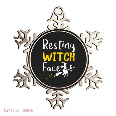 Resting Witch Face Ornament