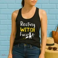 Resting Witch Face Women's Tank Top thumb 2