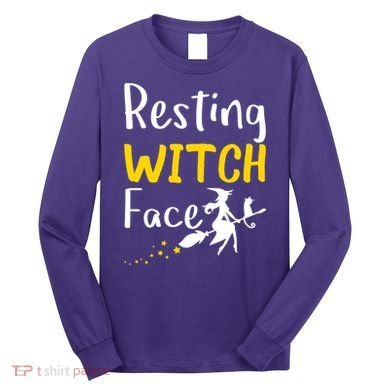 Resting Witch Face Long Sleeve Shirt