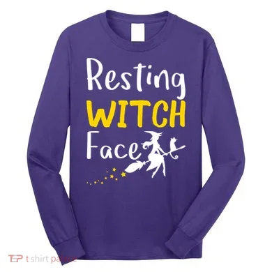 Resting Witch Face Long Sleeve Shirt