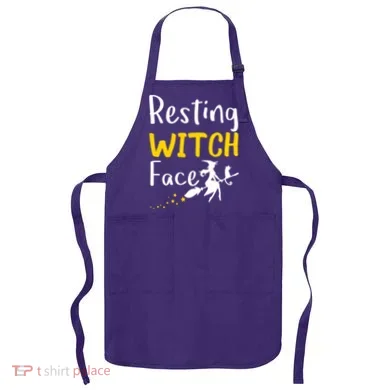 Resting Witch Face Apron