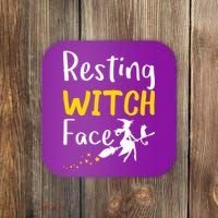 Resting Witch Face Coaster thumb 0