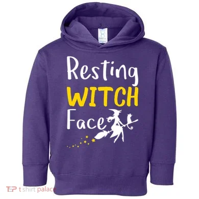 Resting Witch Face Toddler Hoodie