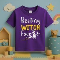 Resting Witch Face Toddler T-Shirt thumb 3