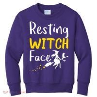 Resting Witch Face Kids Sweatshirt thumb 0