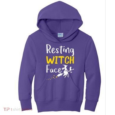 Resting Witch Face Kids Hoodie
