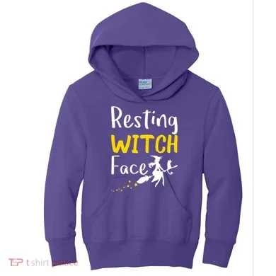 Resting Witch Face Kids Hoodie