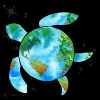 Restore Earth Sea Turtle Art Save The Planet Coffee Mug thumb 5