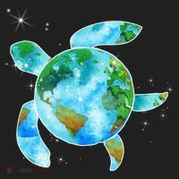 Restore Earth Sea Turtle Art Save The Planet Tumbler thumb 3
