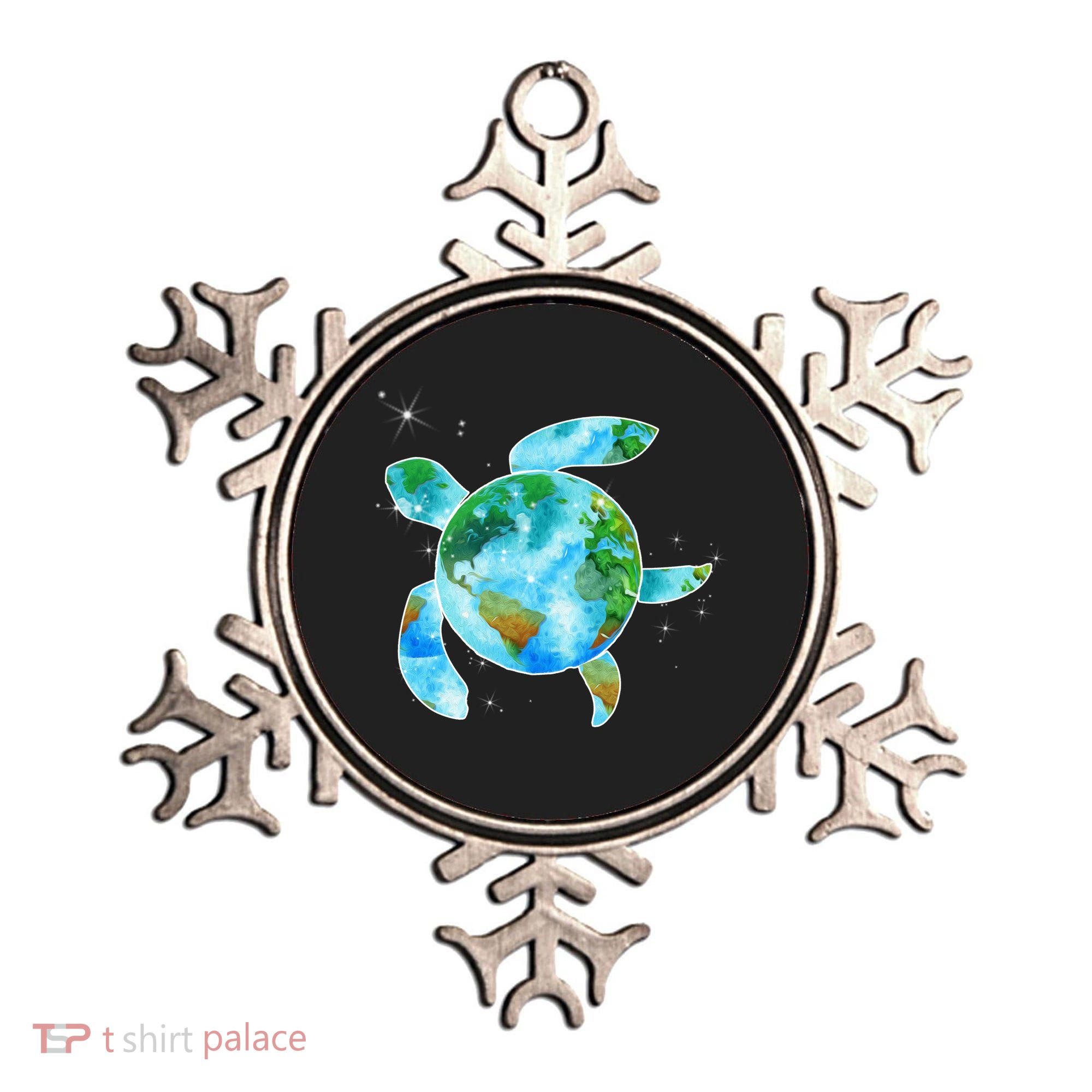 Restore Earth Sea Turtle Art Save The Planet Ornament