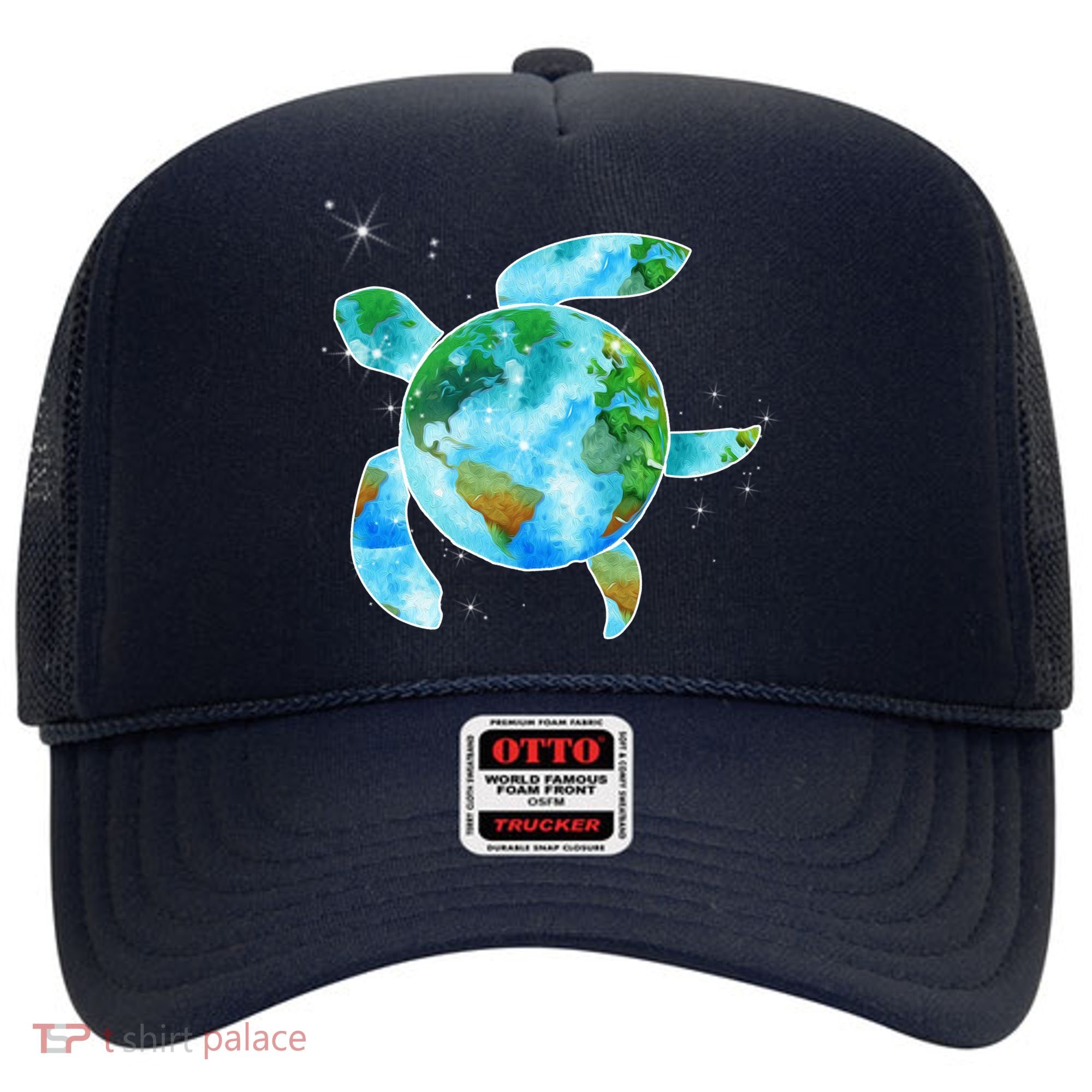 Restore Earth Sea Turtle Art Save The Planet Hat