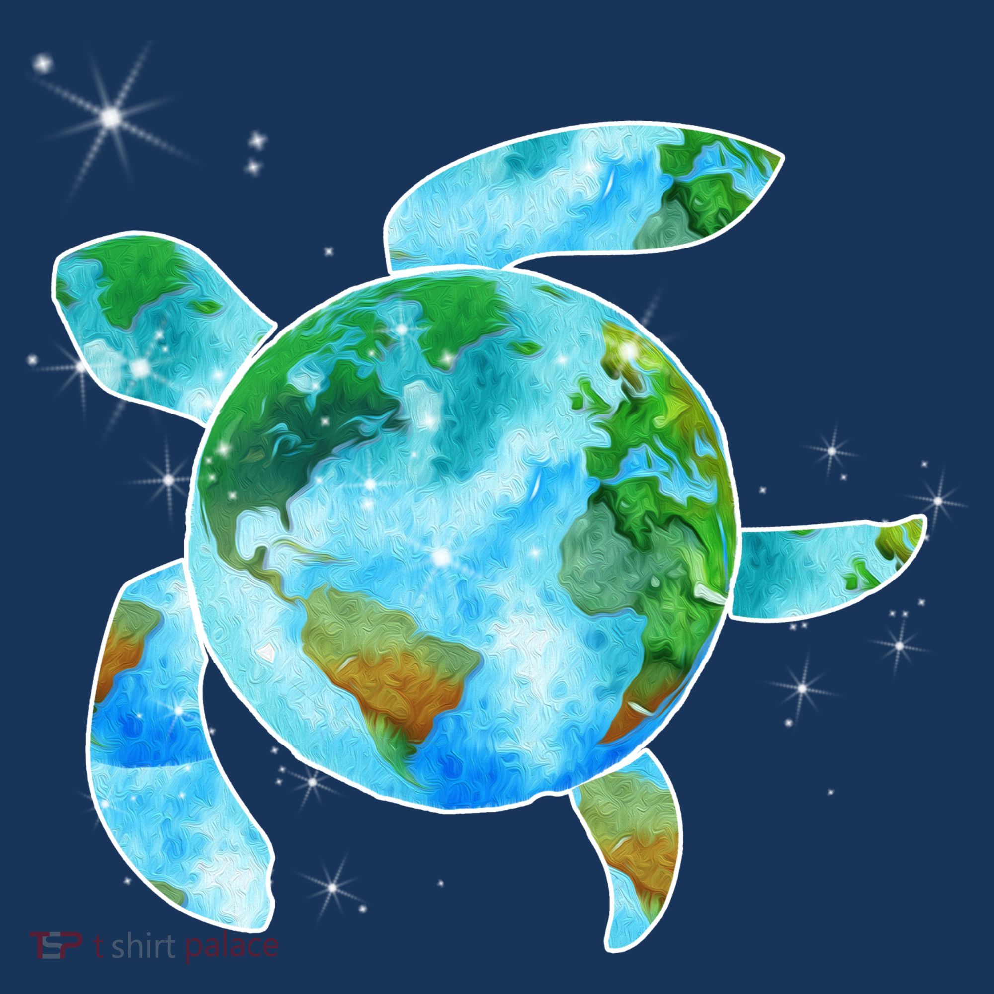 Restore Earth Sea Turtle Art Save The Planet Toddler Hoodie