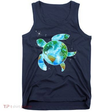 Restore Earth Sea Turtle Art Save The Planet Tank Top