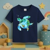 Restore Earth Sea Turtle Art Save The Planet Toddler T-Shirt thumb 3