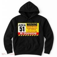 Restricted Area 51 No Trespassing Funny Hoodie thumb 0