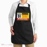 Restricted Area 51 No Trespassing Funny Apron thumb 2