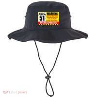 Restricted Area 51 No Trespassing Funny Bucket Hat thumb 0