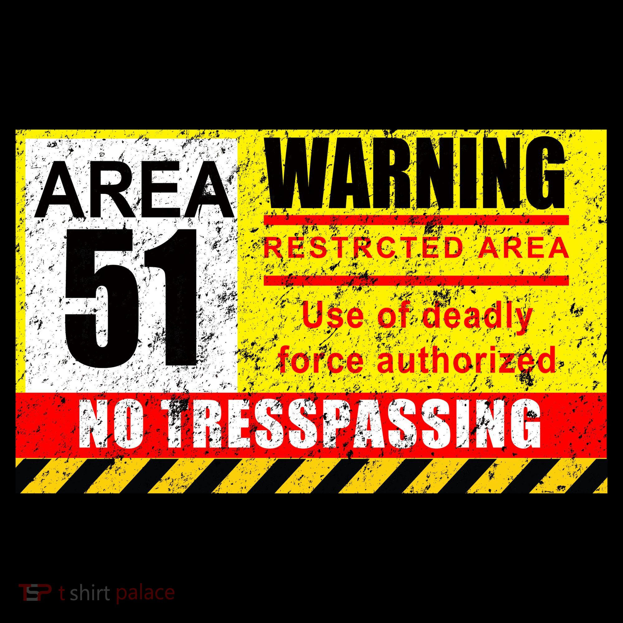 Restricted Area 51 No Trespassing Funny Coffee Mug