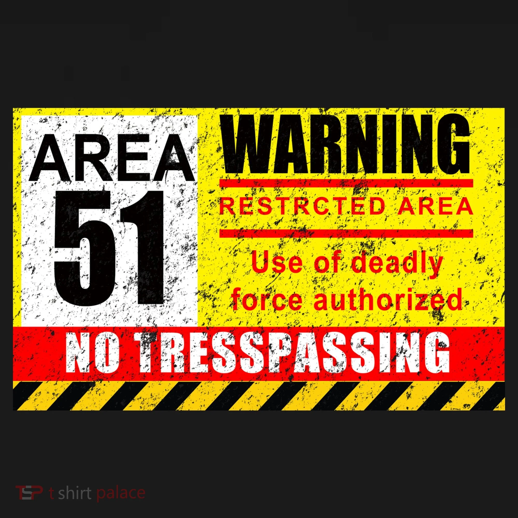 Restricted Area 51 No Trespassing Funny Women's Hoodie