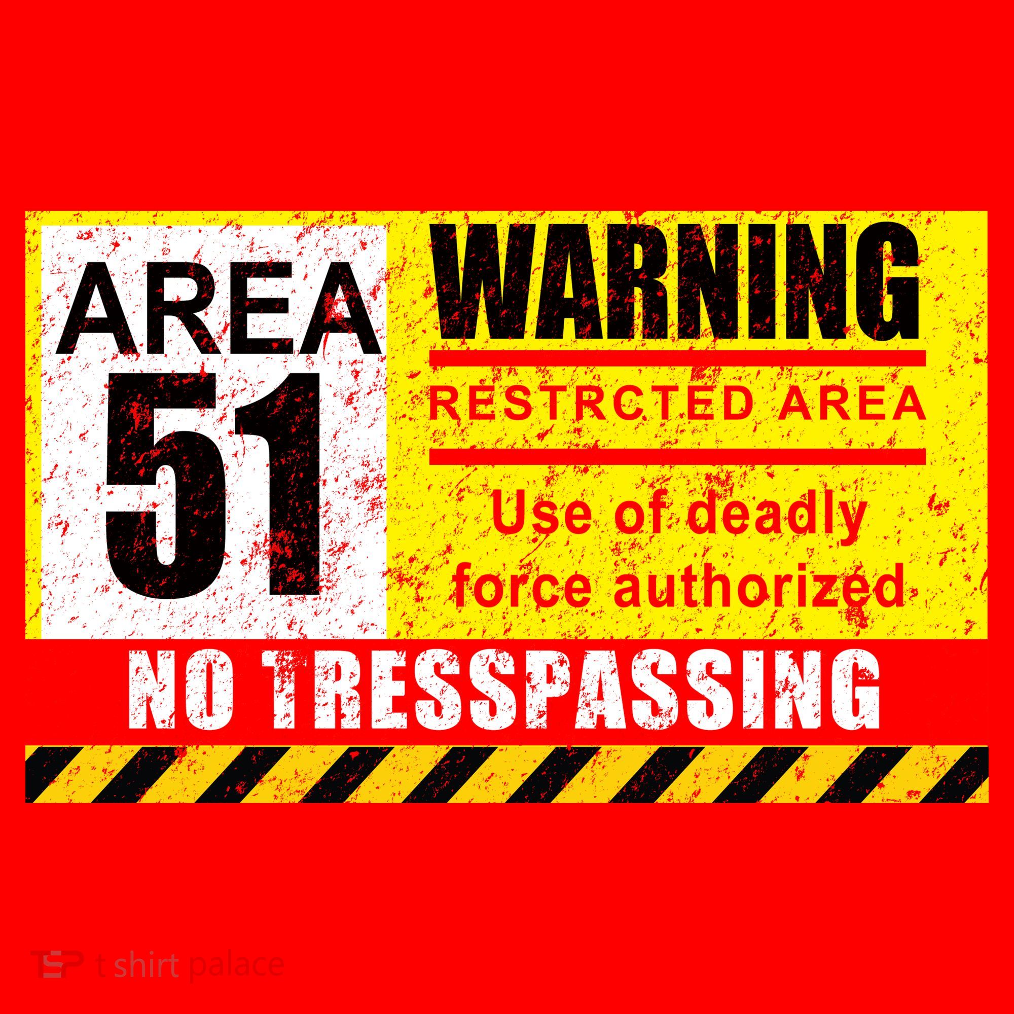 Restricted Area 51 No Trespassing Funny Santa Hat